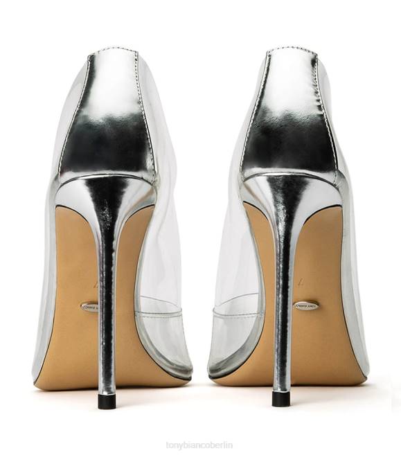 Stöckelschuhe| de Tony Bianco Frauen Alijah Heels klares Vinylit/Silber 4624205